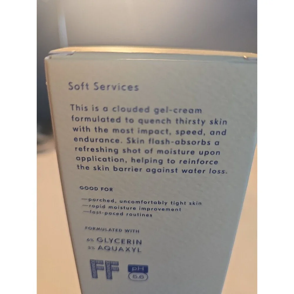 SOFT SERVICES Speed Soak Hydrating Gel 5.5 fl oz / 160 ml NIB/SEALED